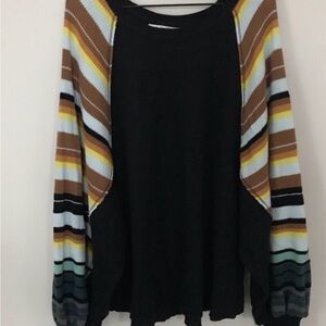 We The Free Rainbow Dreams thermal knit top